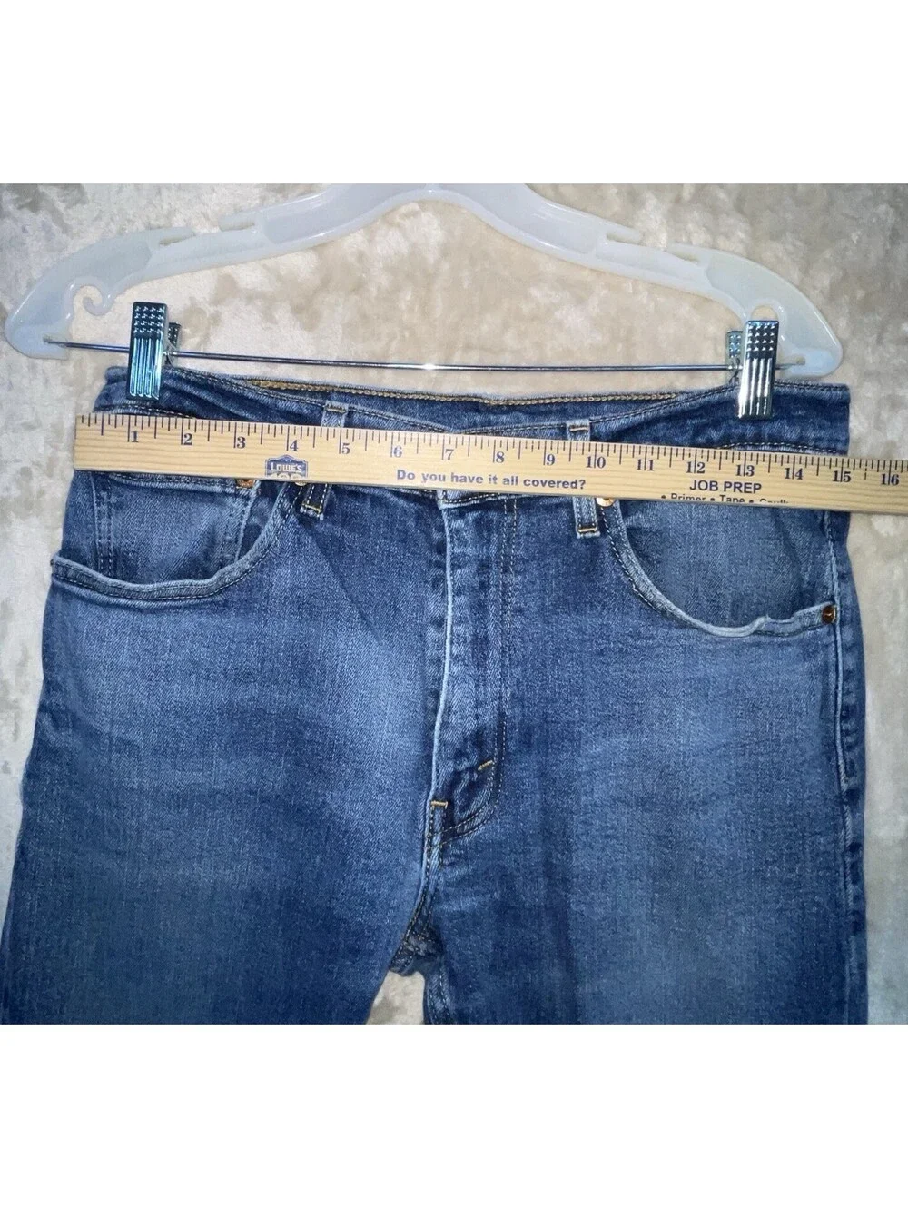 Levis 505 Jeans Mens 32x30 Blue Straight Leg Denim Cotton Casual (Actual  30x29)